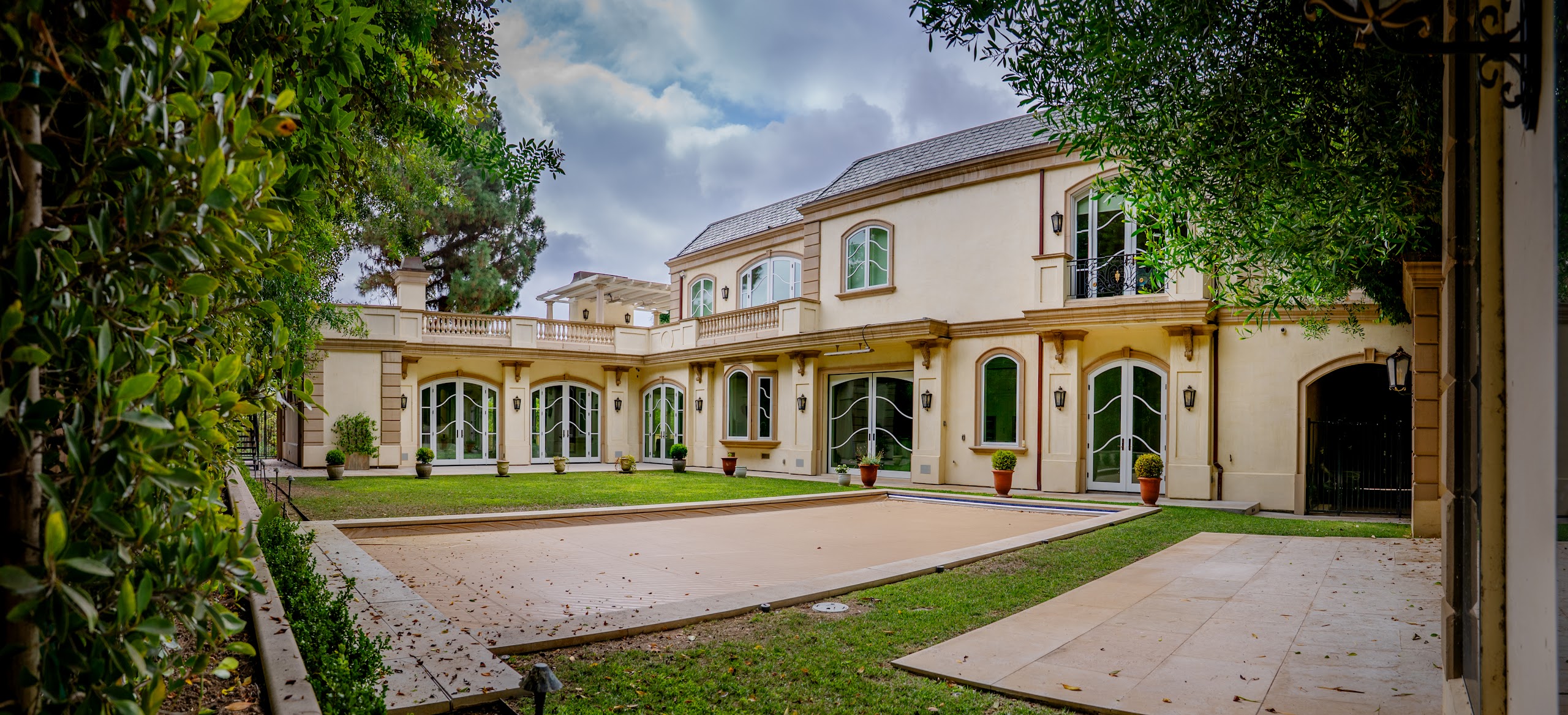 Completed Los Angeles-area residential courtyard project
