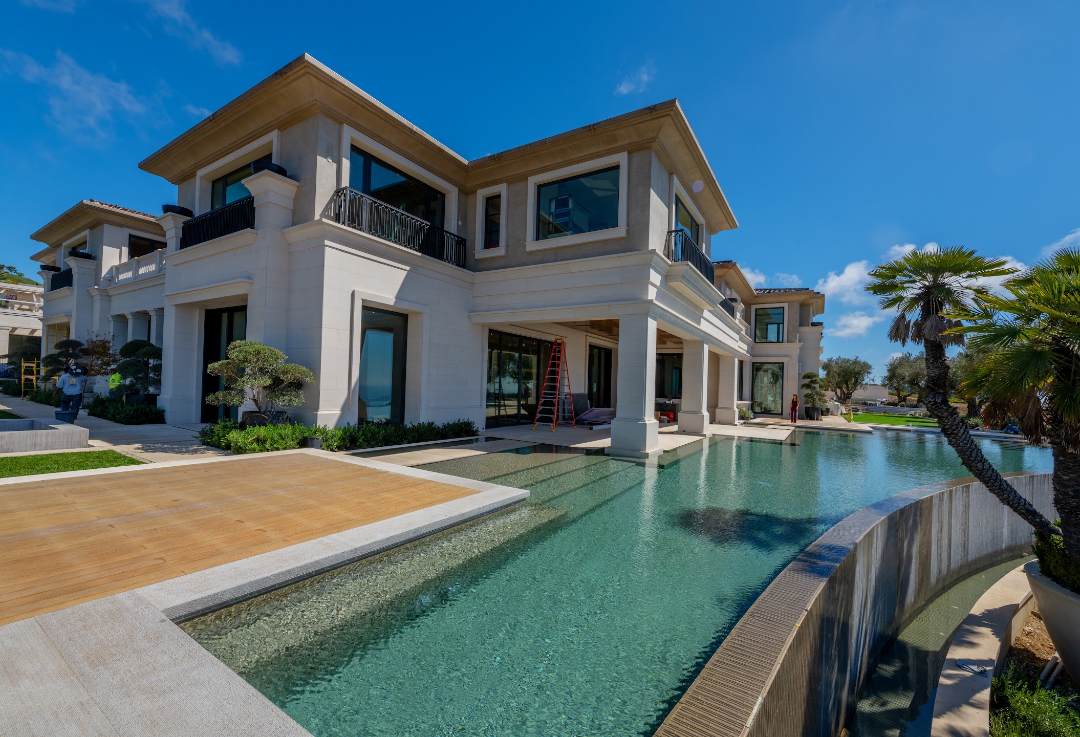 Completed Los Angeles-area residential estate and pool project